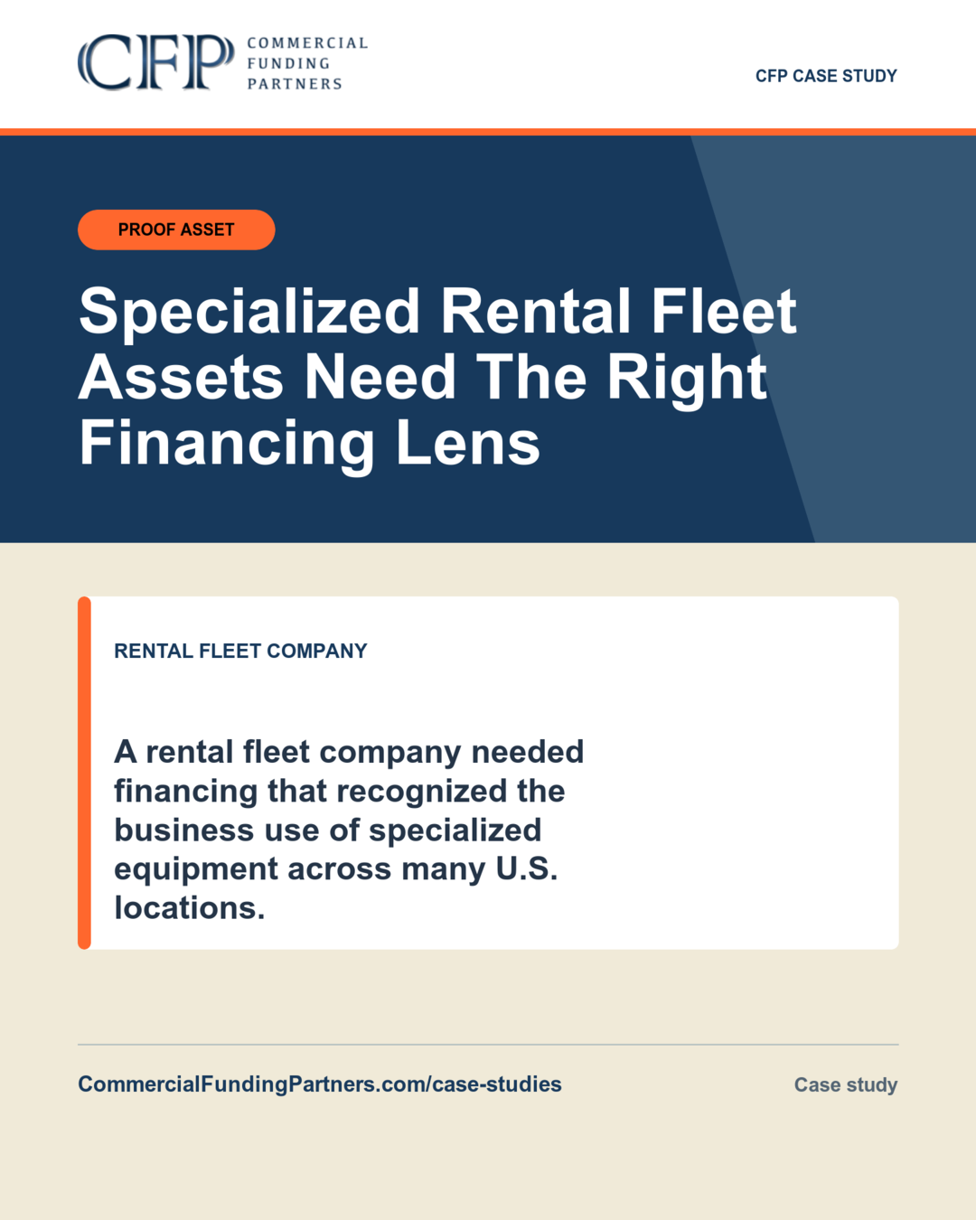 Rental Fleet Company Uses $8 Million Tax-Lease Structure For Specialized Rental Assets